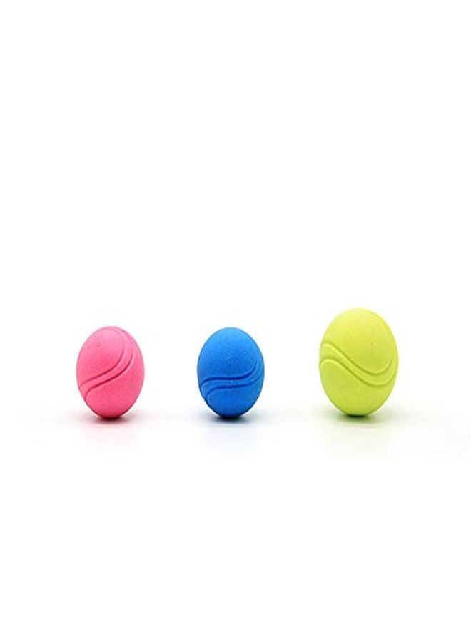 Dog Trust Dog Solid Rubber Dog Balls,Dog's Solid Rubber Bouncy Ball Bite Resistant and Indestructible Dog Training Ball,Pet Solid Rubber Bouncy Ball (Color May Vary) (Pack of 2)